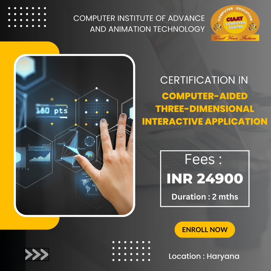 CERTIFICATION COURSE IN CATIA at Computer Institute of Advance & Animation Tech , Haryana - Other